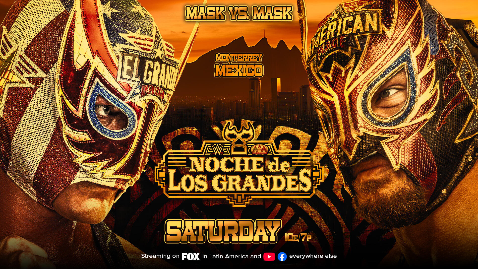 Chad Gable Unmasks as El Grande Americano at AAA Noche de los Grandes